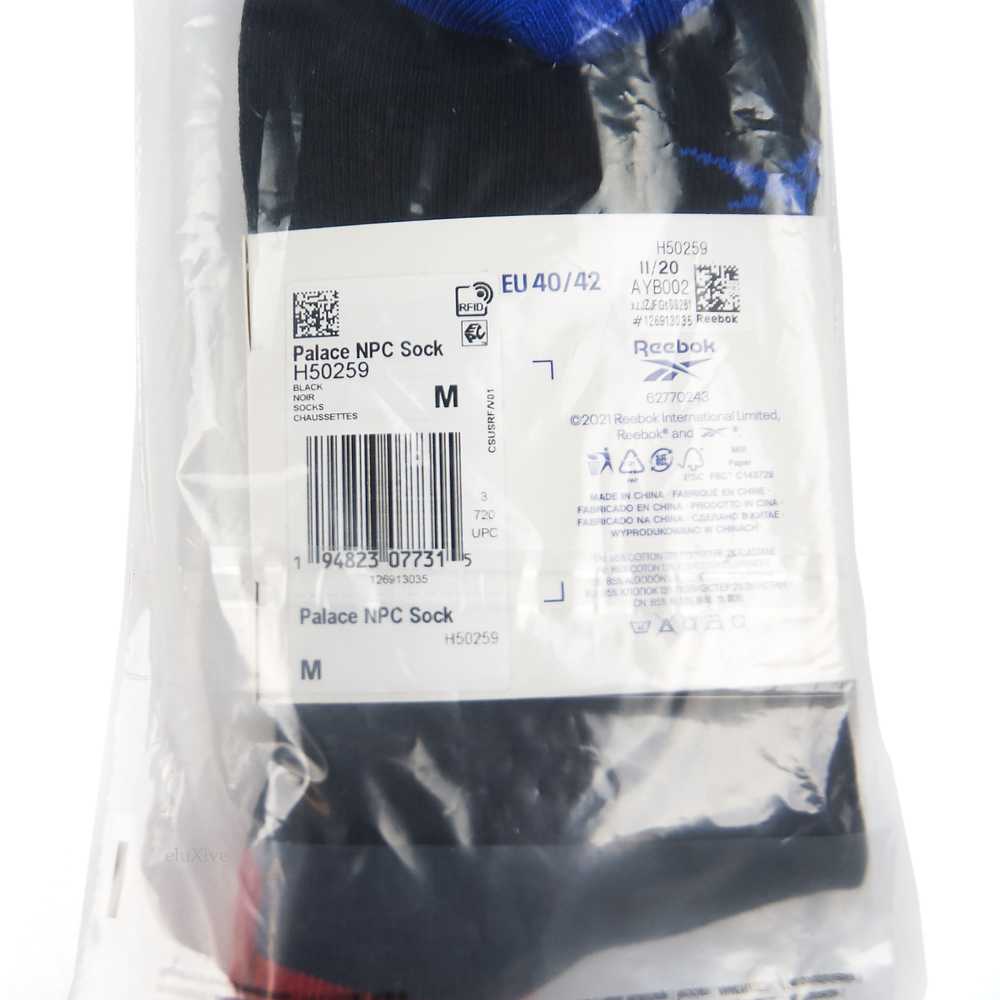 Palace Reebok Wreath Logo Socks (Black) - image 8