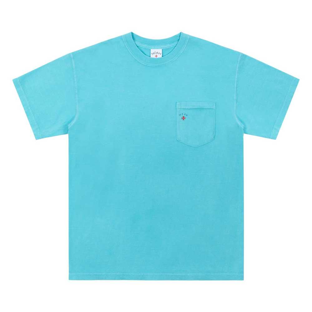 Noah Animal Logo Pocket T-Shirt Mint Medium - image 2