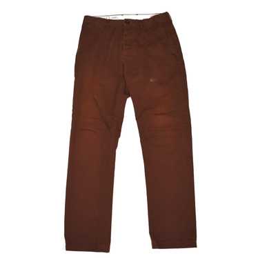 Club Monaco Brown Cotton Twill Kennedy Pants