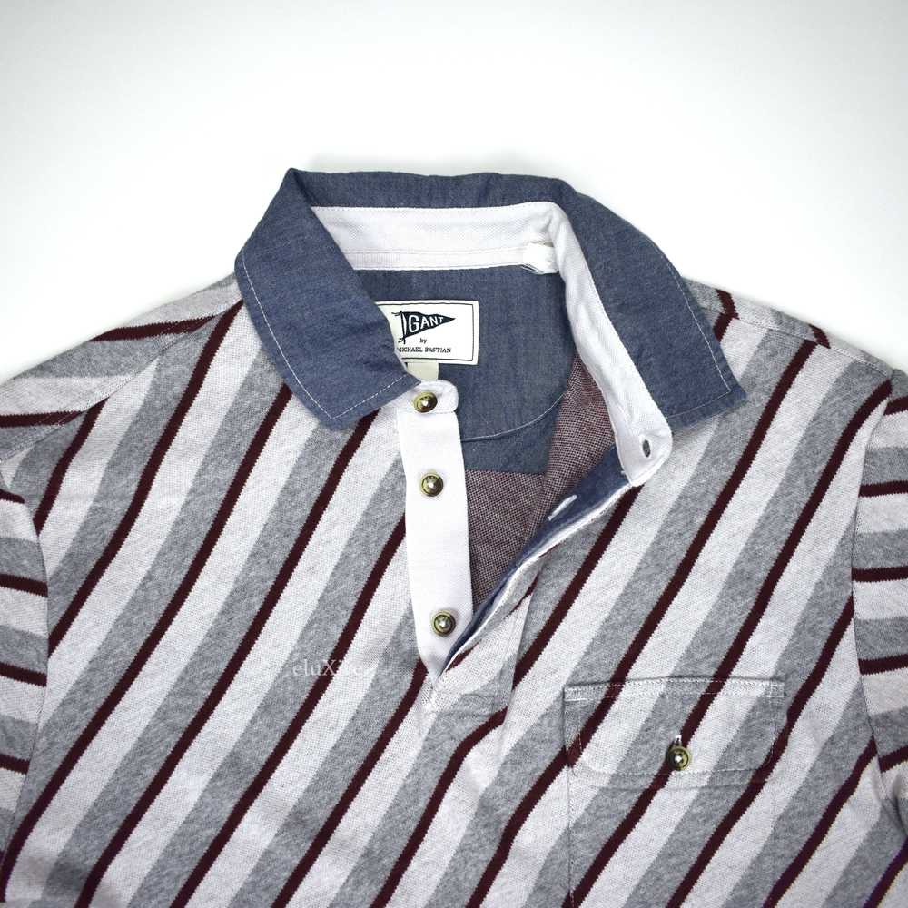 GANT Michael Bastian Diagonal Stripe Rugby Polo S… - image 3