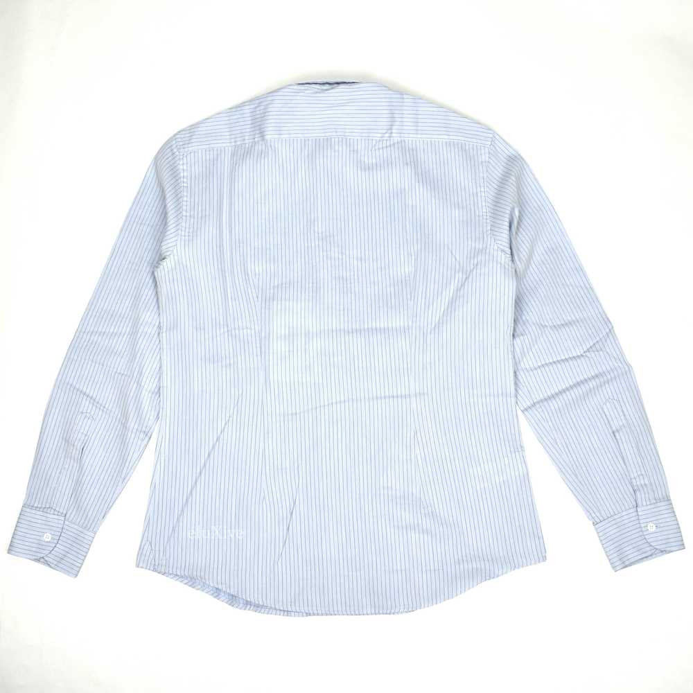 Barena Blue Striped Cotton Wool Button Down Shirt… - image 2