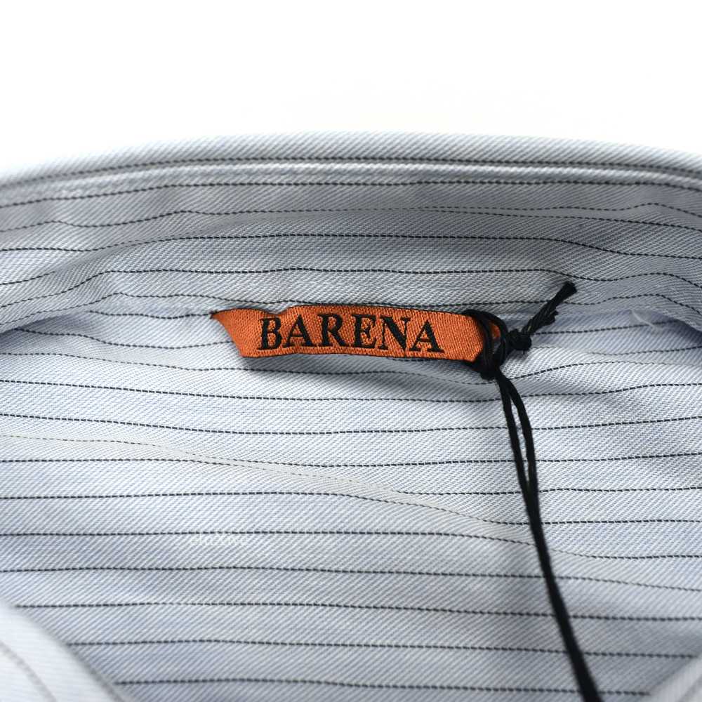 Barena Blue Striped Cotton Wool Button Down Shirt… - image 3