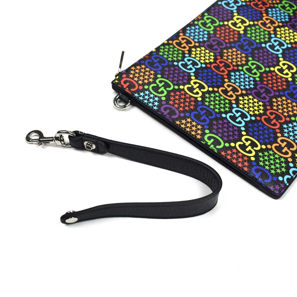 Gucci Psychedelic Rainbow GG Logo Document Holder… - image 10