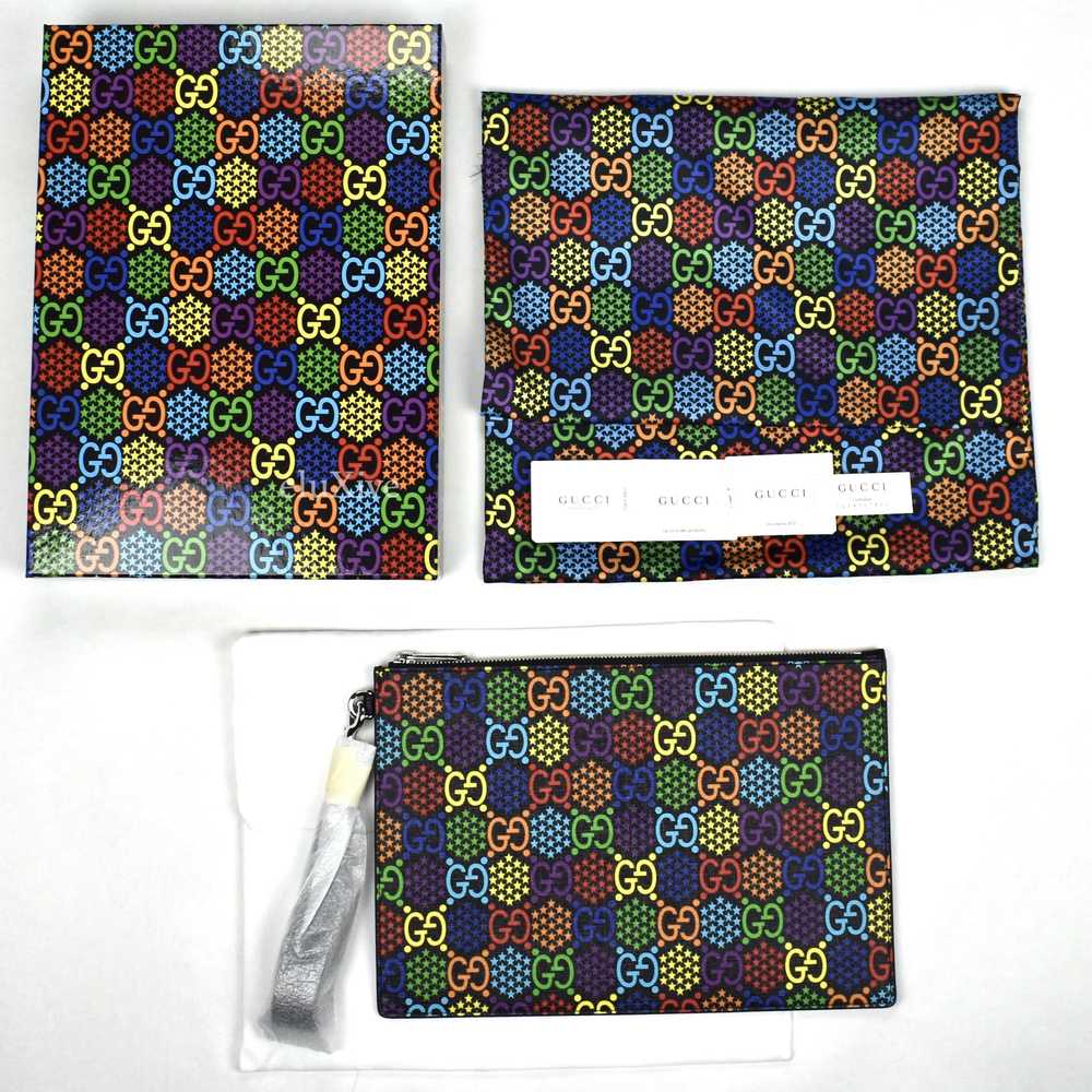 Gucci Psychedelic Rainbow GG Logo Document Holder… - image 2