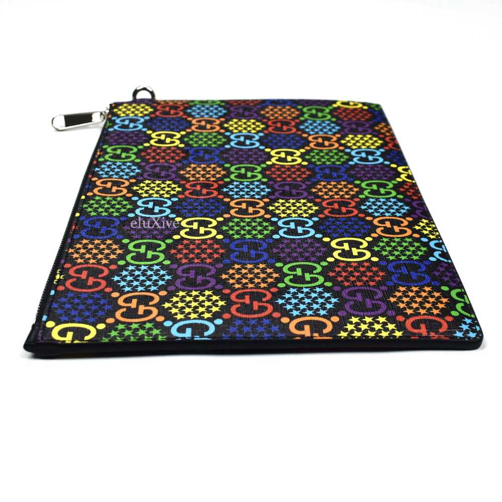 Gucci Psychedelic Rainbow GG Logo Document Holder… - image 6