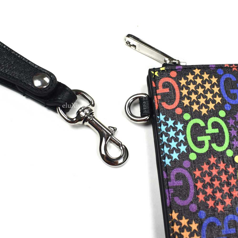 Gucci Psychedelic Rainbow GG Logo Document Holder… - image 7