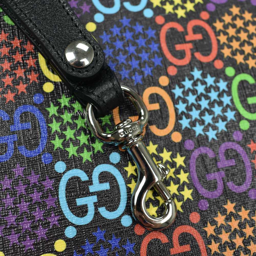 Gucci Psychedelic Rainbow GG Logo Document Holder… - image 8