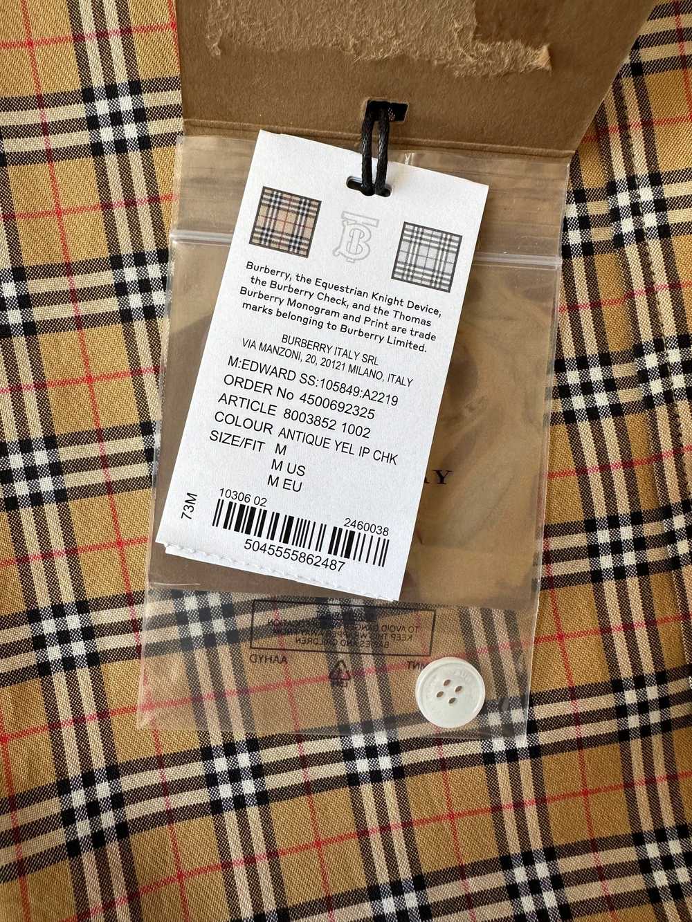 Burberry Beige Archive Check Button Down Shirt - image 11