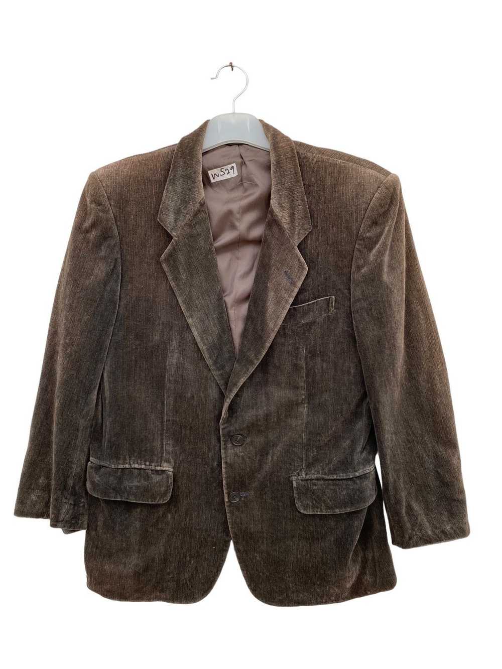 Steals!! Vintage Balenciaga Curduroy Blazer Jacket - image 1