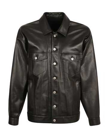 BALENCIAGA Buttoned Classic :leather Jacket