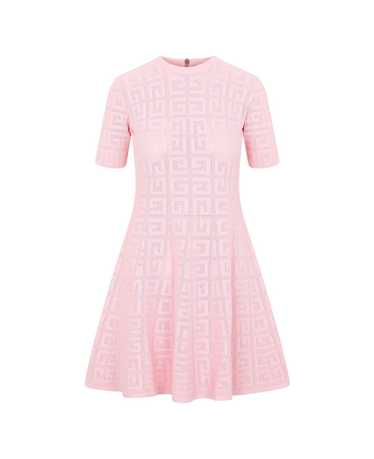 Givenchy 4g Jacquard Flared Mini Dress