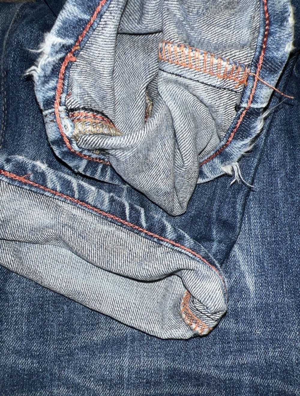 Vintage Edwin Japan Faded Distressed Denim Jeans … - image 8