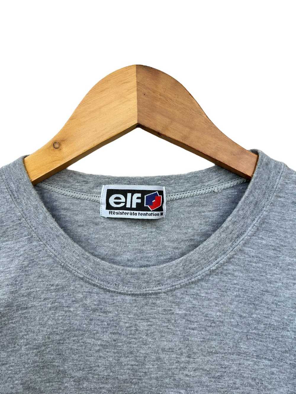 Vintage 90s ELF Racing World Champion Motor Oil T… - image 6