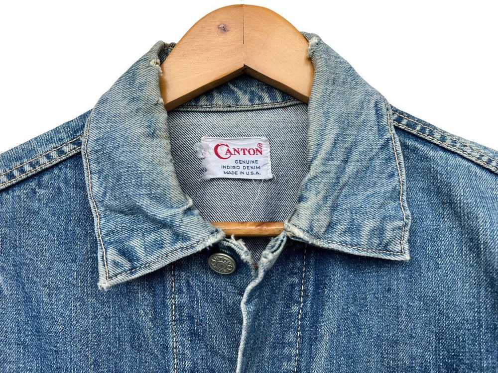 Archival Clothing - Vintage 70s Canton Denim Jack… - image 9