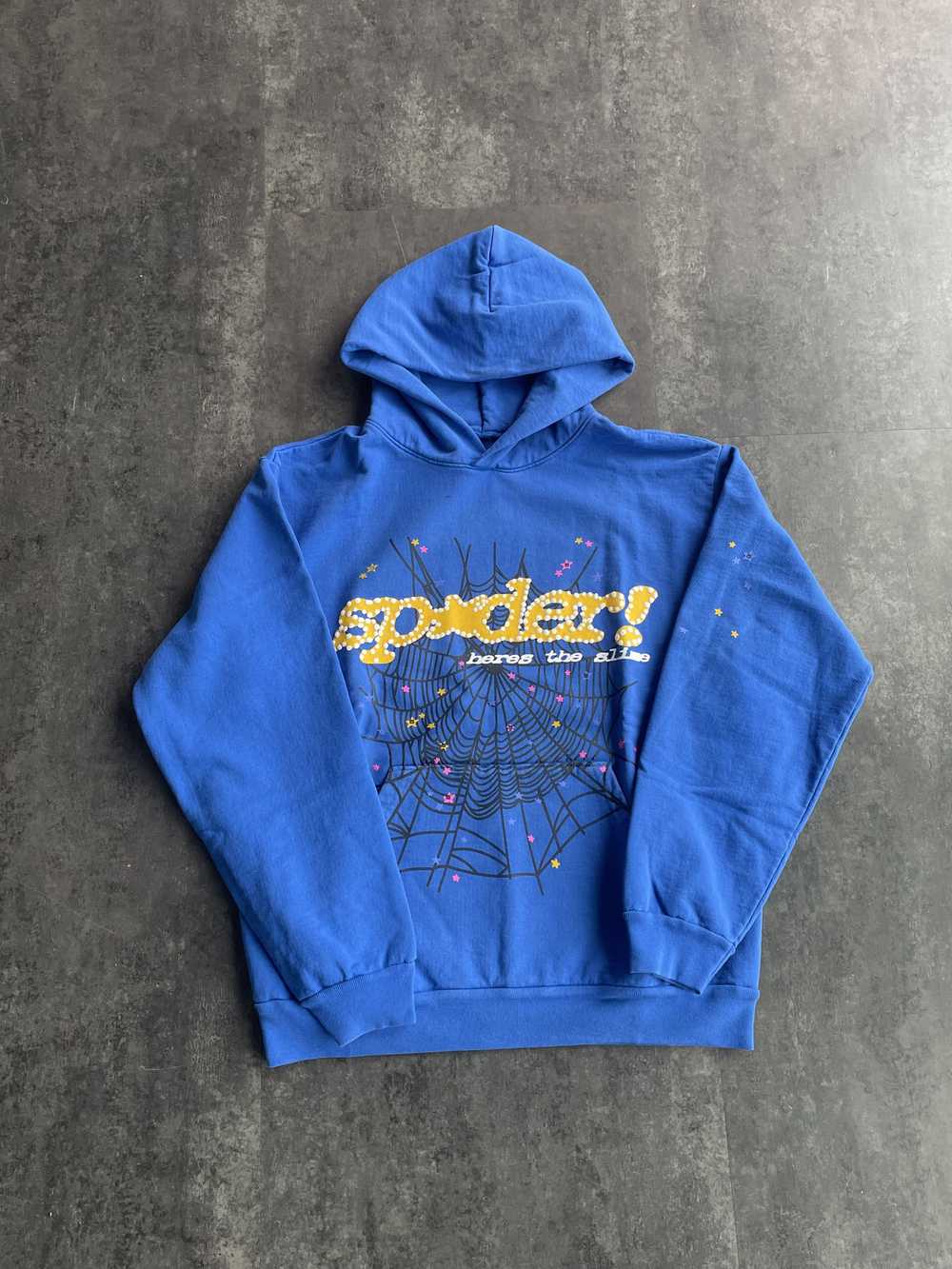 Spyder Sp5der Hoodie TC Blue - image 1