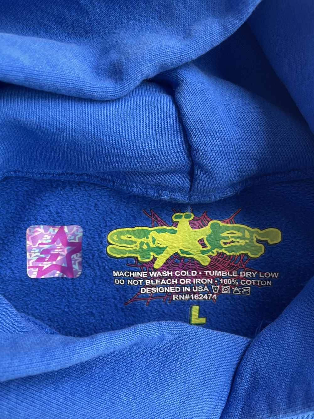 Spyder Sp5der Hoodie TC Blue - image 3