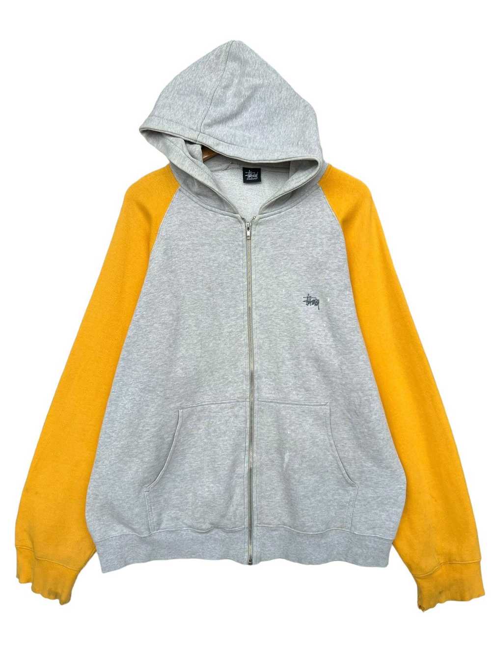 Stüssy Vintage 90s Stussy Hoodie Baggy Distressed… - image 1