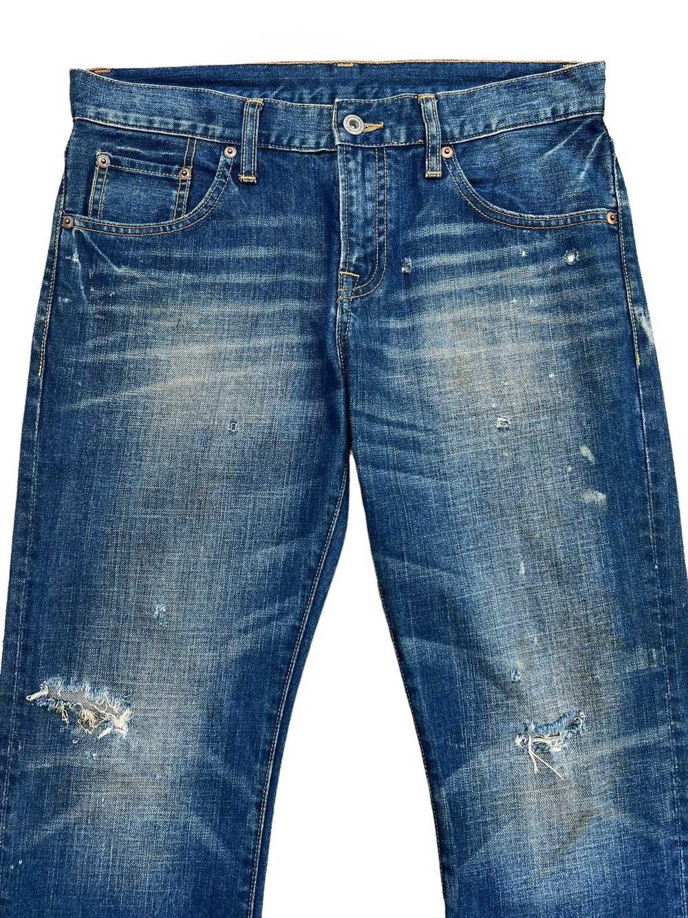 Uniqlo Uj Jun Takahashi LowRise Distressed Denim … - image 4