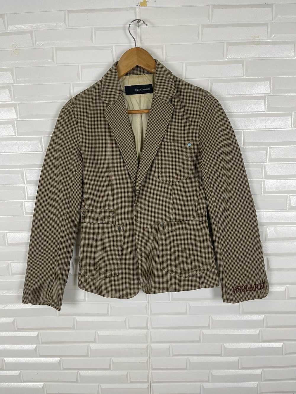 Vintage - 🔥RARE DSQUARED CROP COTTON JACKET HOUN… - image 1