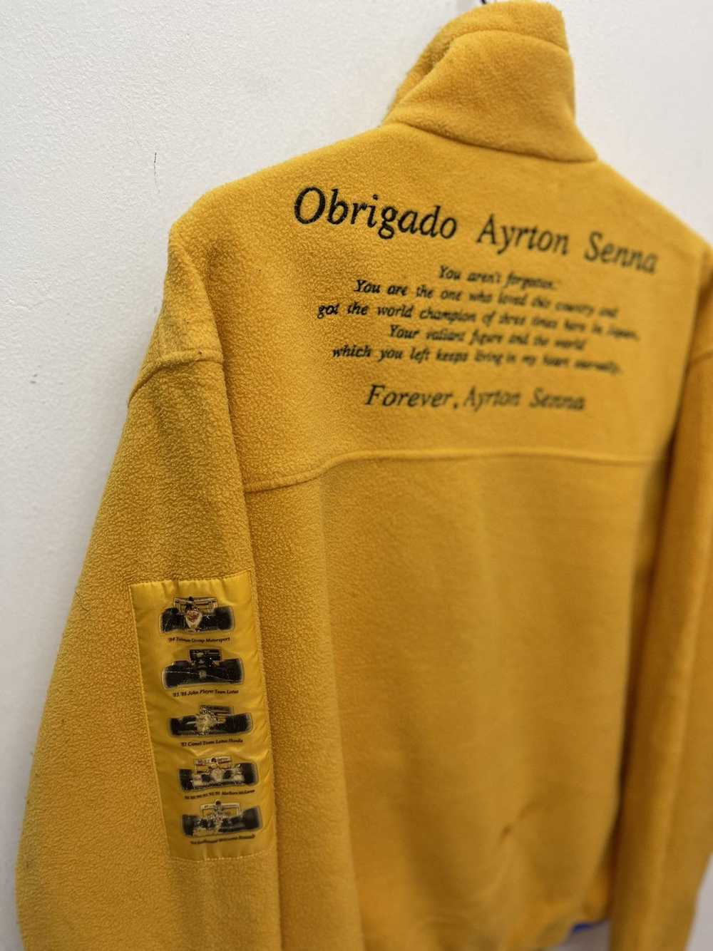 VINTAGE AYRTON SENNA F1 FLEECE COLLECTION WEAR - image 3