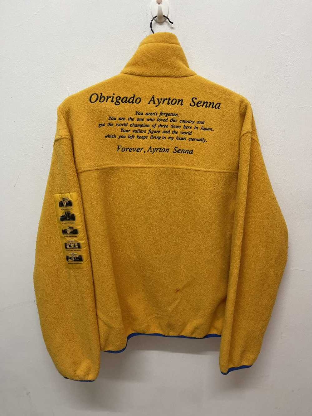 VINTAGE AYRTON SENNA F1 FLEECE COLLECTION WEAR - image 4