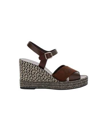 Chloé Espadrillas Sandals With Wedge In Leather An