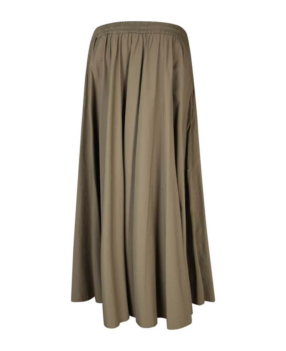 Herno Military Green Midi Skirt - image 2