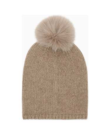 Max Mara Beige Cashmere Hat