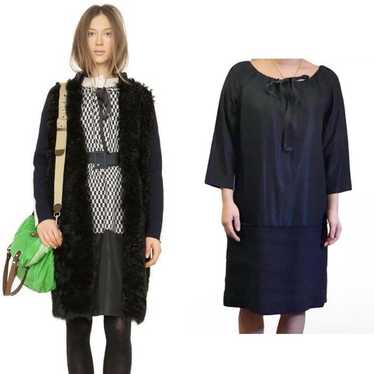 Vintage Marni Iridescent Sheen Shift Dress Winter… - image 1