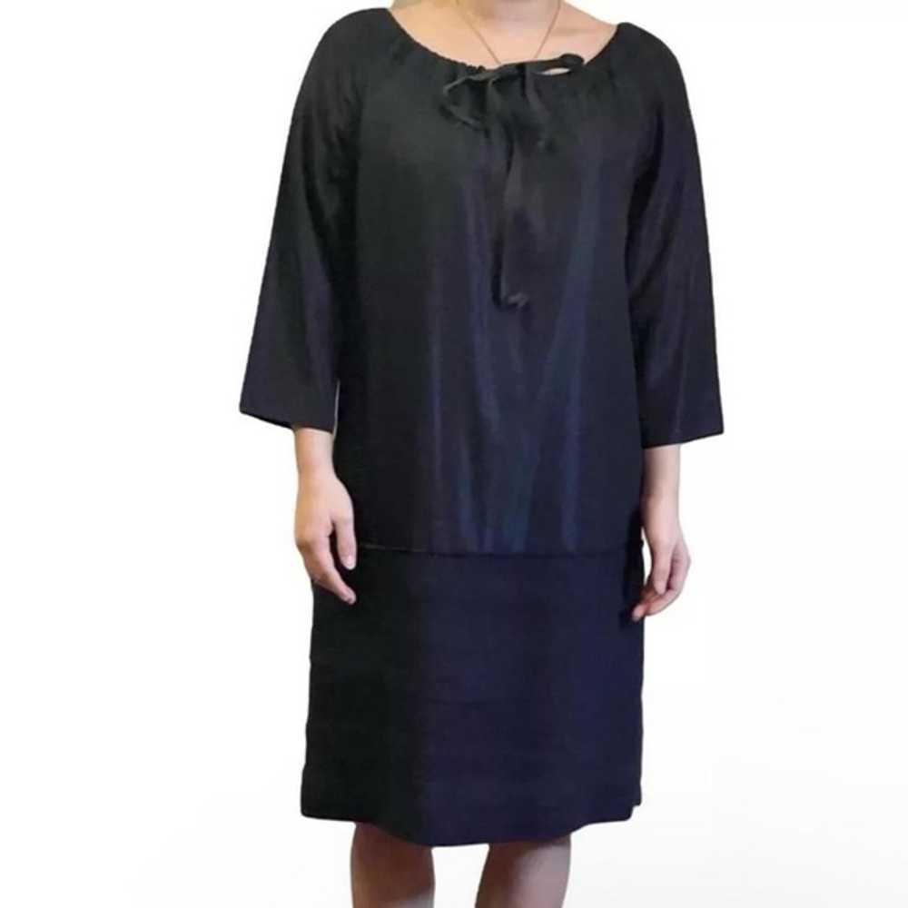 Vintage Marni Iridescent Sheen Shift Dress Winter… - image 2