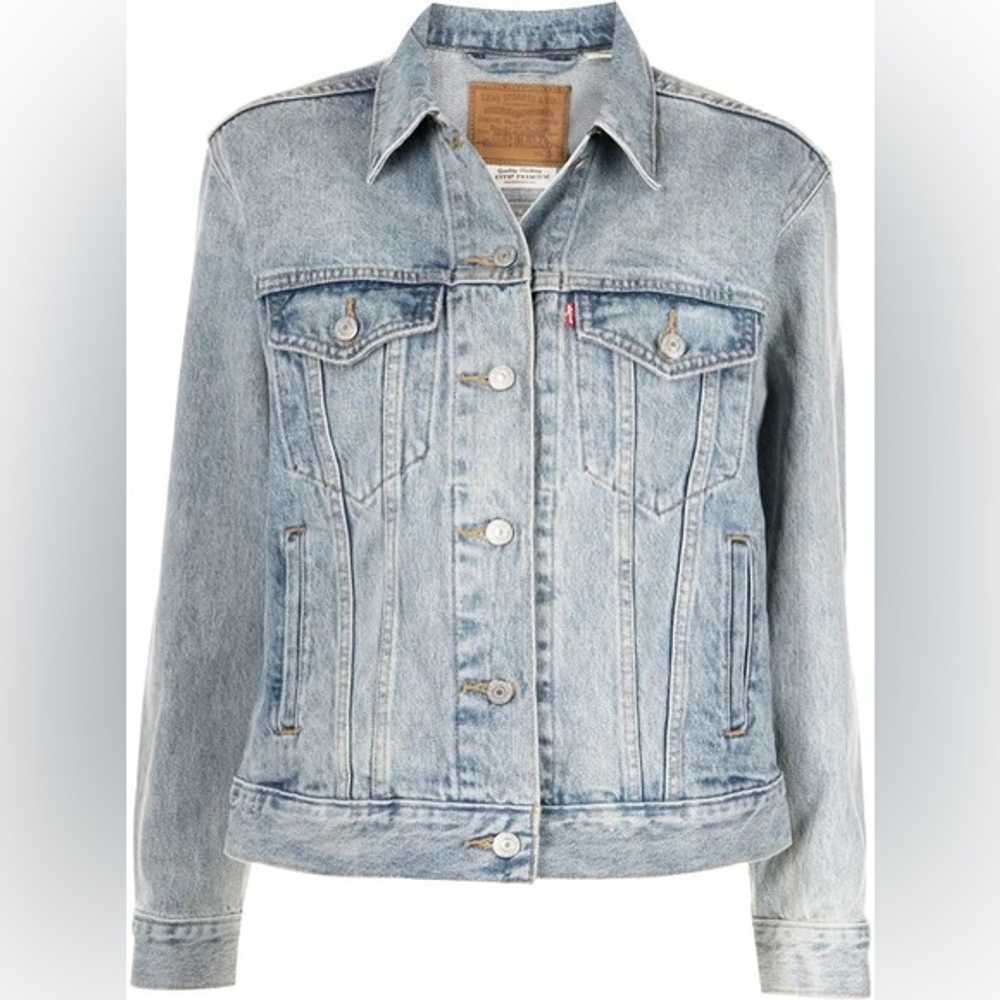 Levi's Levi’s Denim Jacket Oversized Light Wash e… - image 1