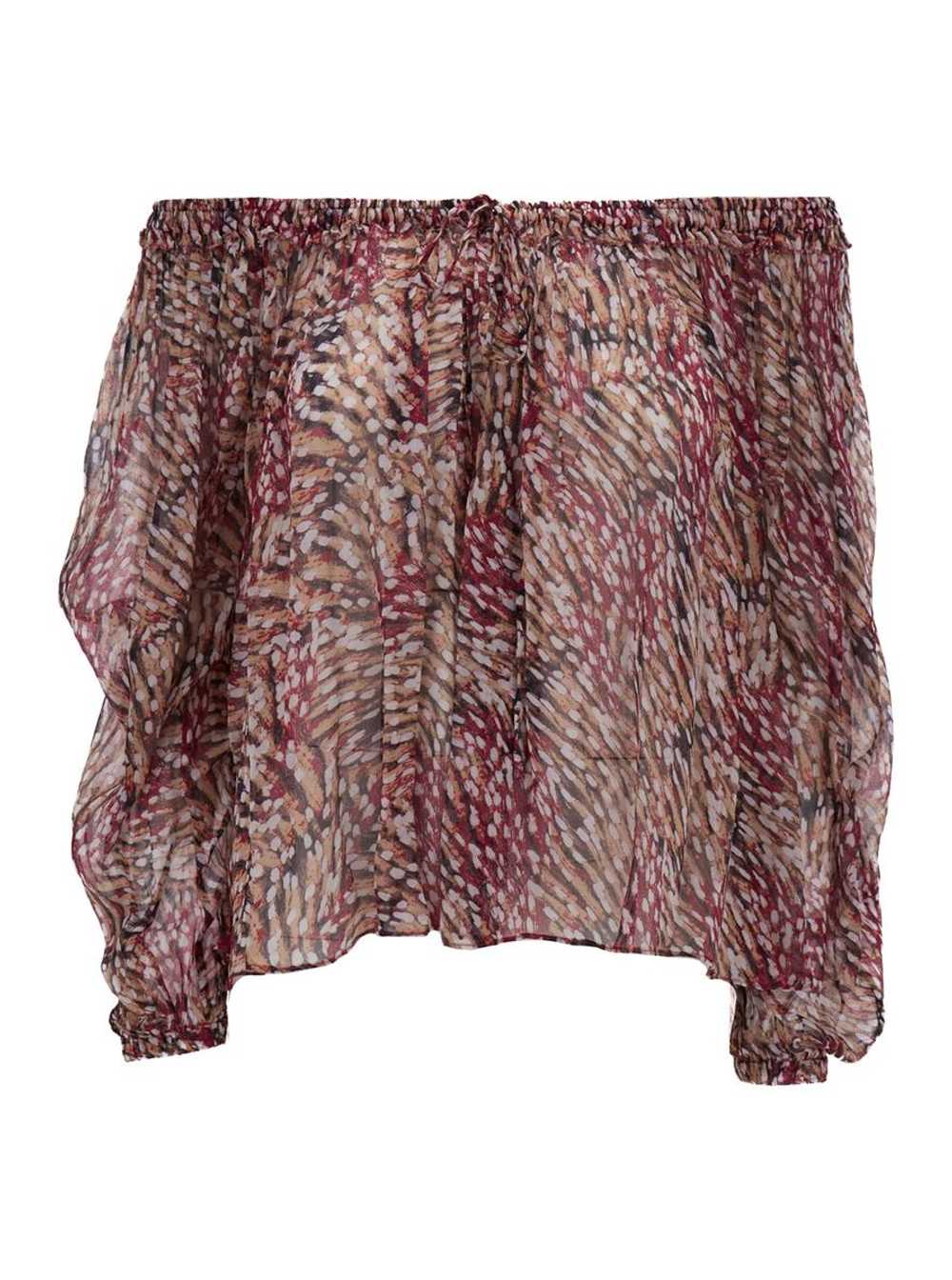 ISABEL MARANT ÉTOILE MULTICOLORED 'VUTTI' BLOUSE … - image 1