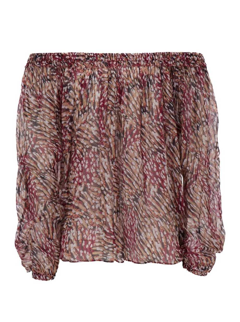 ISABEL MARANT ÉTOILE MULTICOLORED 'VUTTI' BLOUSE … - image 2