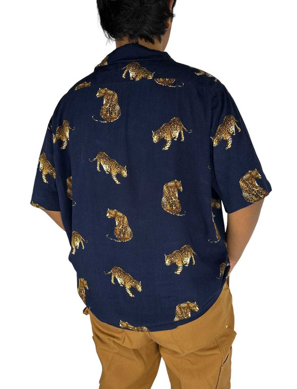 Archival Clothing - H&M Leopard Hawaiian Shirts T… - image 3