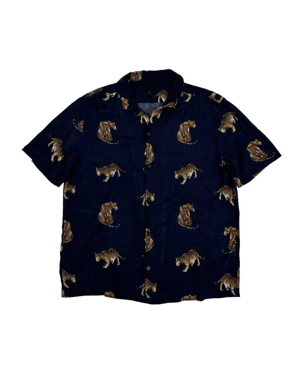 Archival Clothing - H&M Leopard Hawaiian Shirts T… - image 5