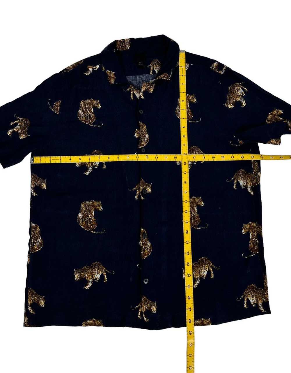 Archival Clothing - H&M Leopard Hawaiian Shirts T… - image 7