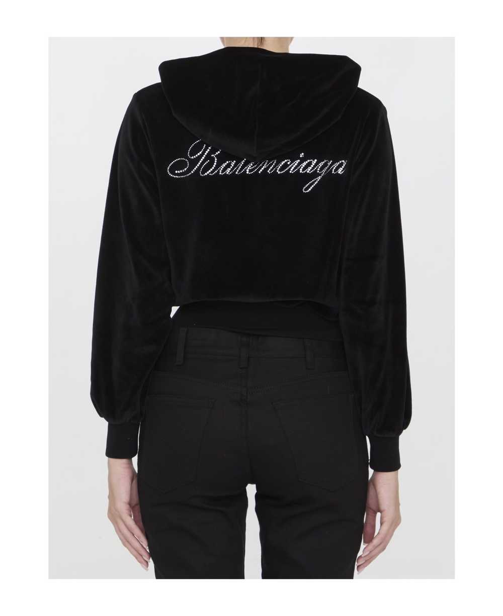 BALENCIAGA Shrunk Zip-up Hoodie - image 4