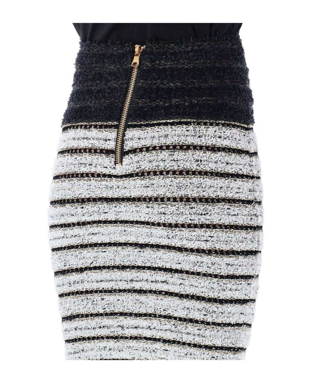 Balmain High Waist Mini Skirt - image 4