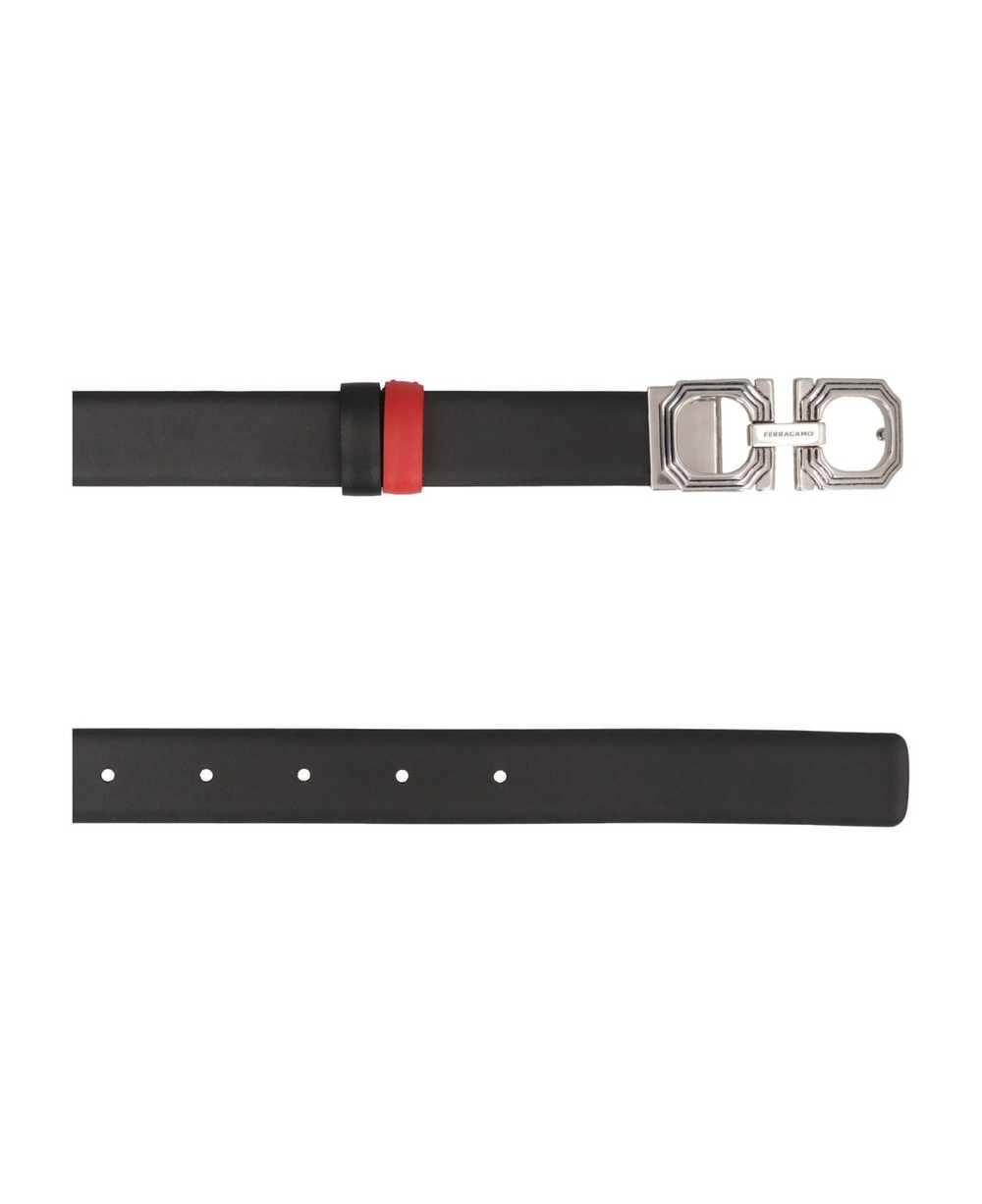 FERRAGAMO Gancini Reversible Leather Belt - image 4