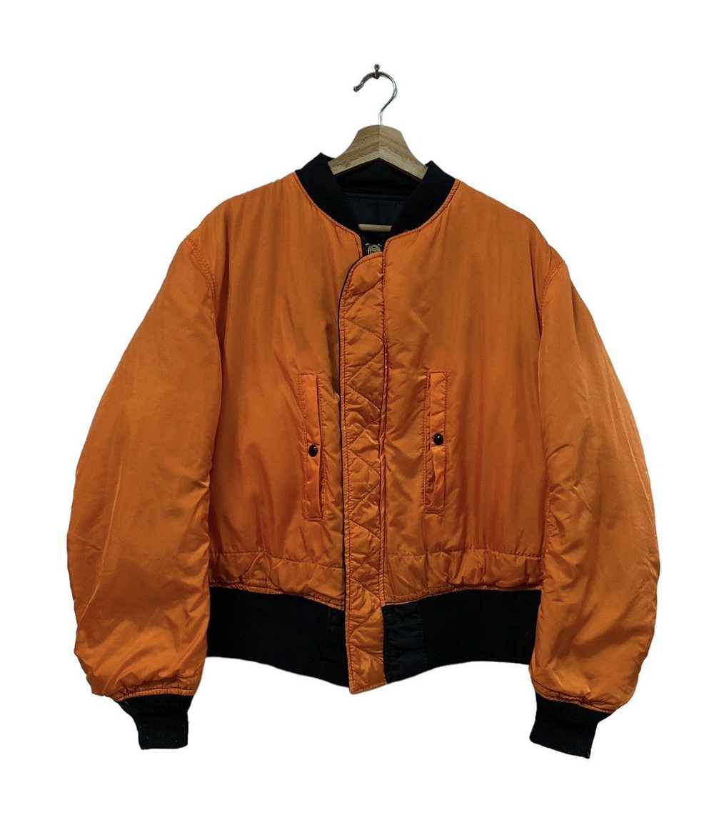 Vintage - Vtg🔥80’s Alpha Industries MA-1 Flight … - image 3