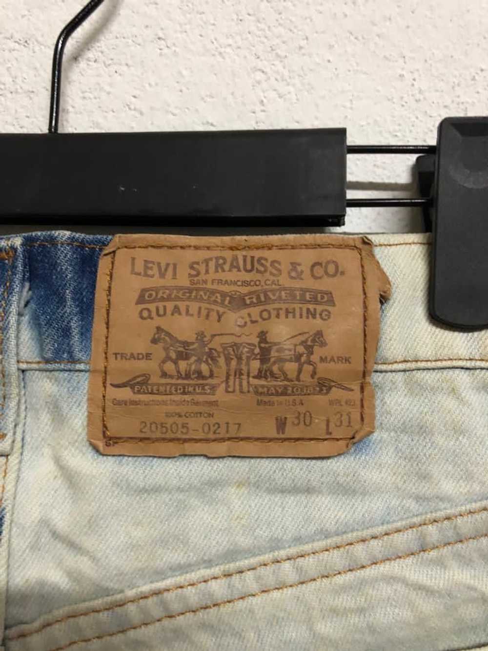 Vintage - Vtg Levi’s Bleach Wash/Acid Wash Jeans … - image 7