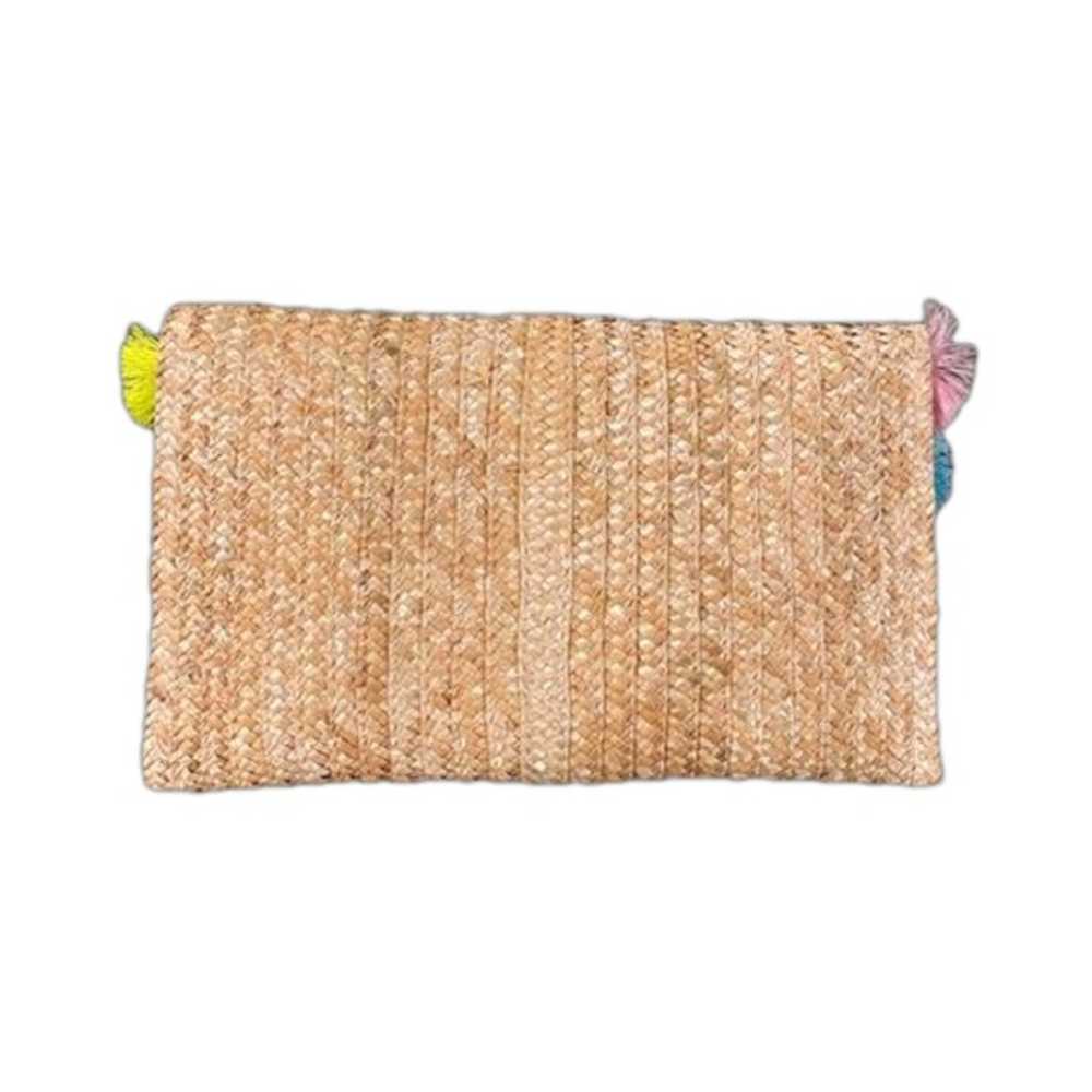 Pom Pom Straw Clutch - image 2