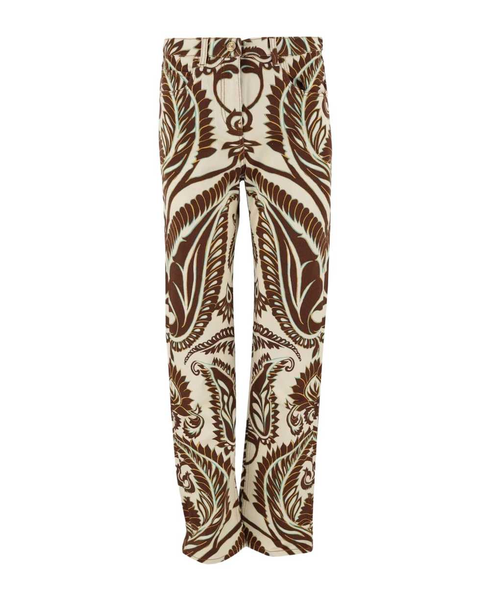 Etro Paisley Pattern Pants - image 1