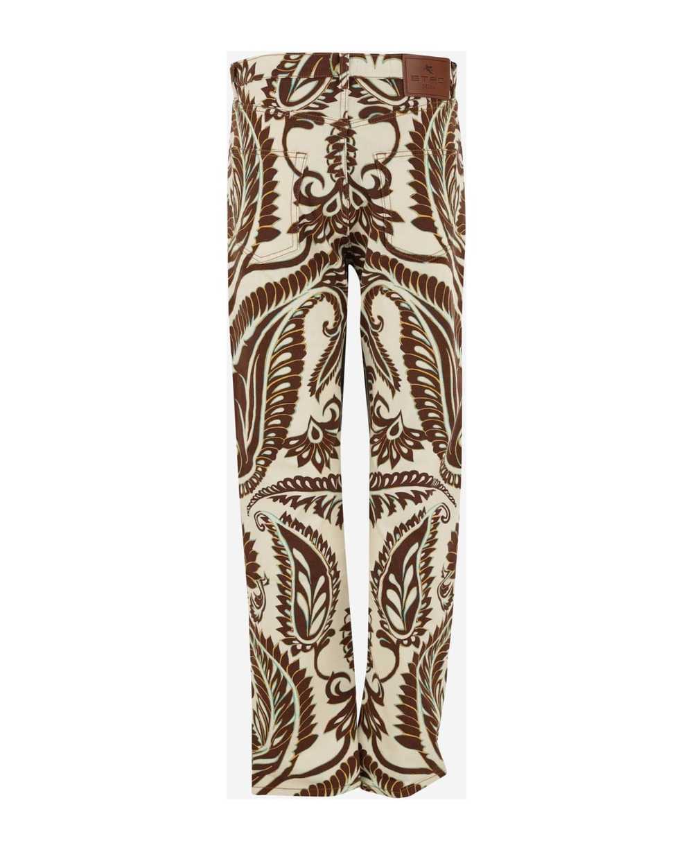 Etro Paisley Pattern Pants - image 2