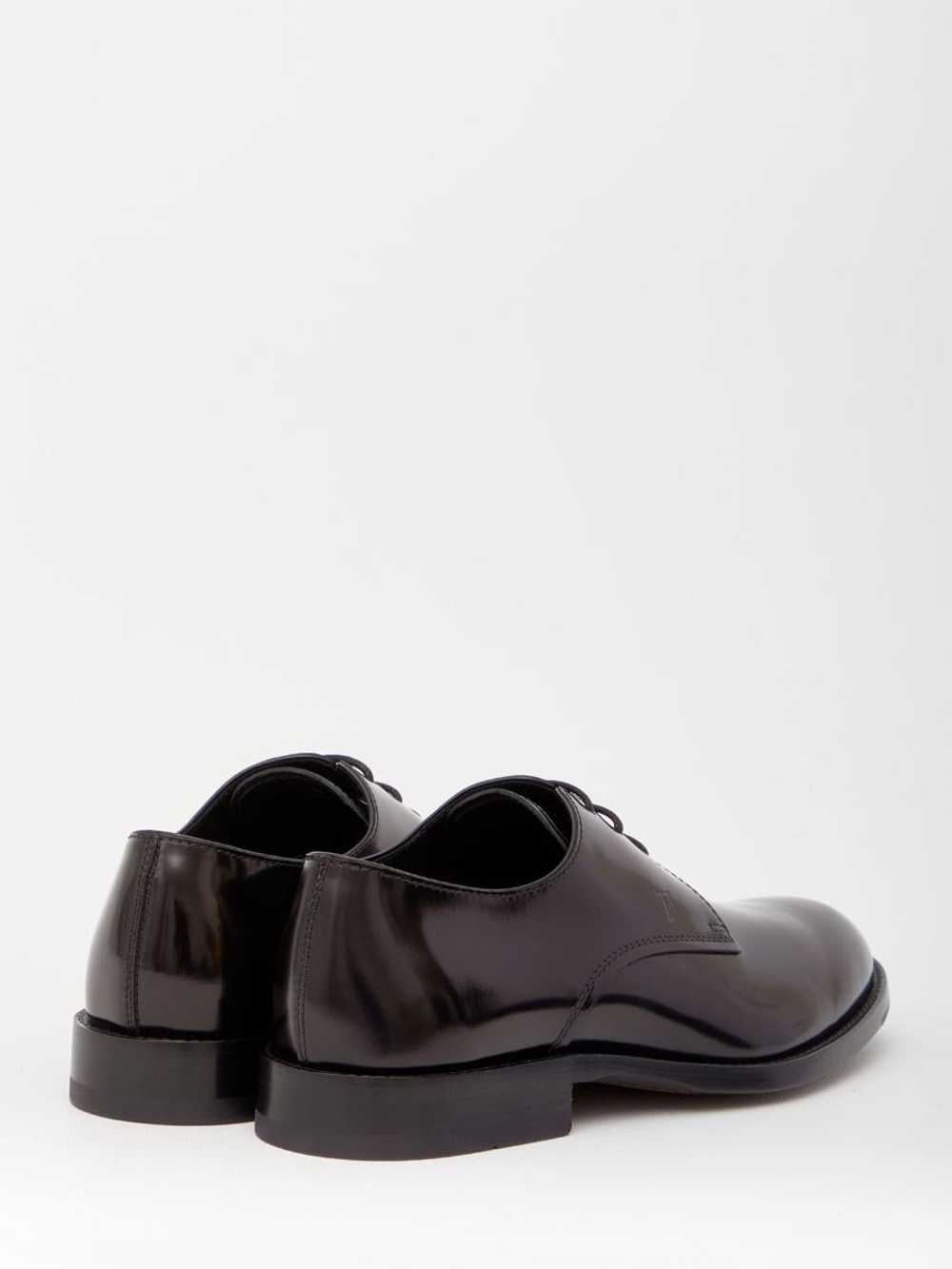 TOD'S LEATHER DERBY SHOES - image 3