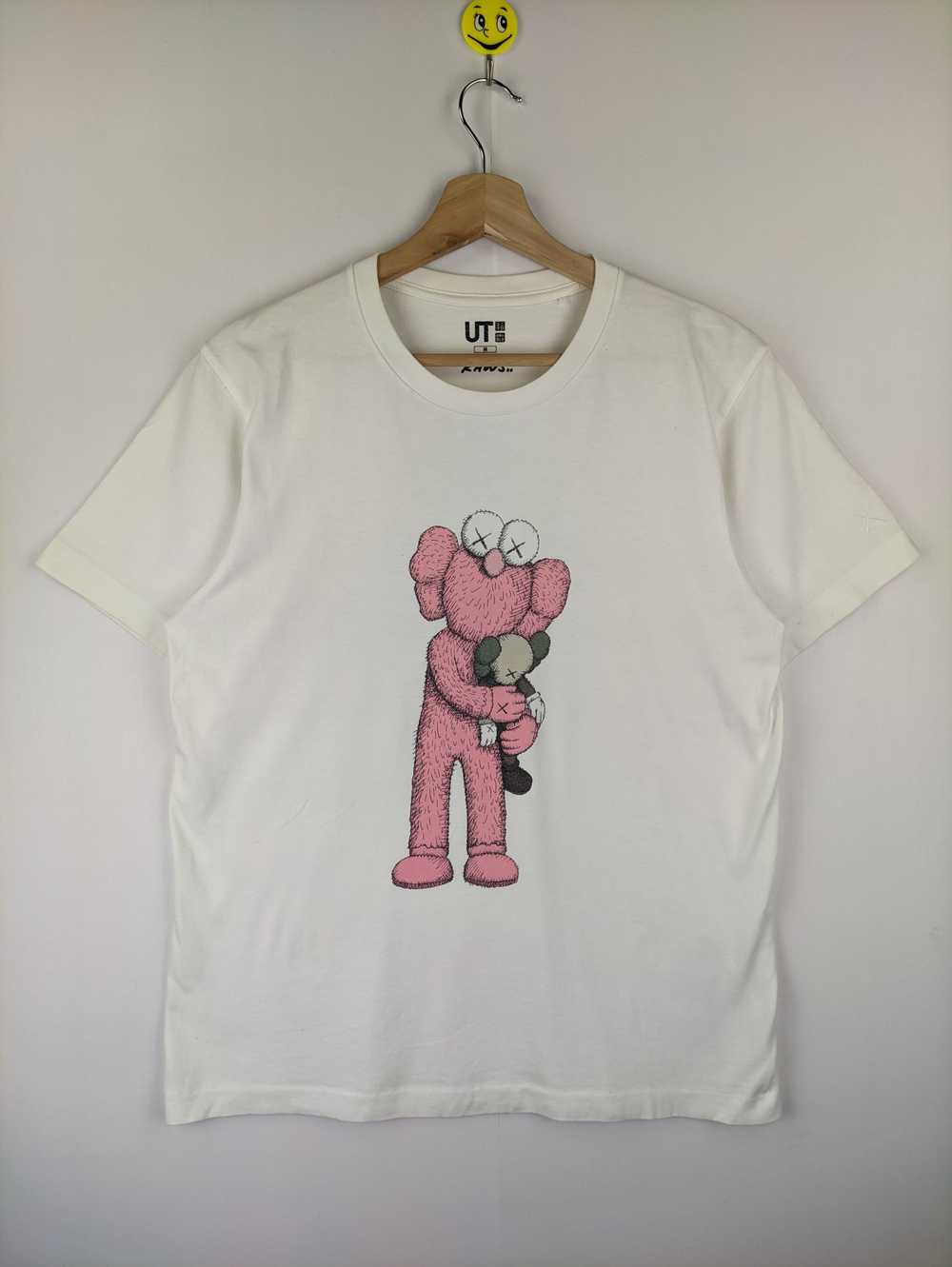 Steals🔥Kaws X Uniqlo T Shirt Pink BFF Tee - image 1