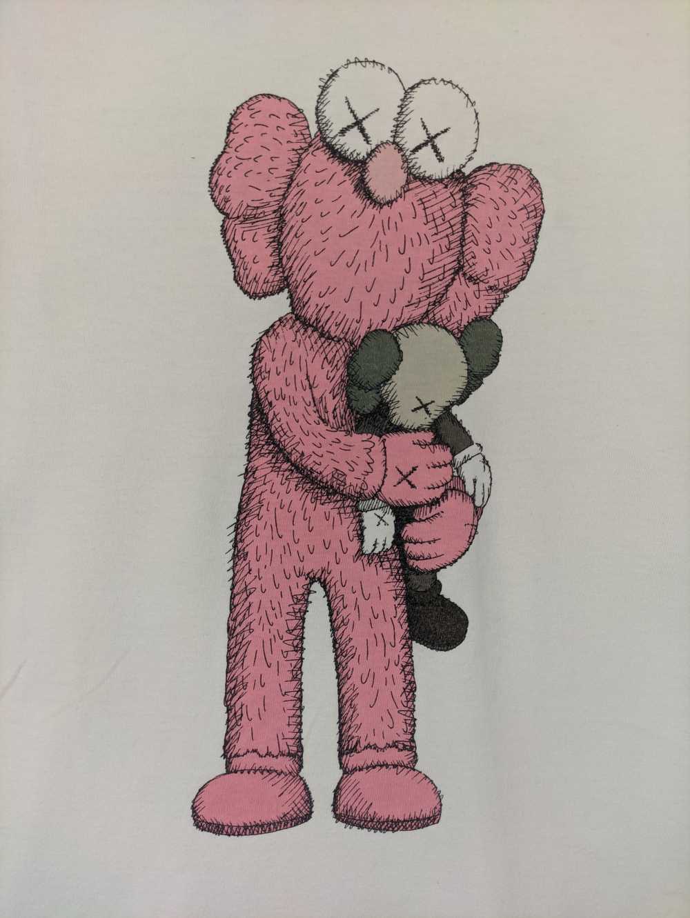 Steals🔥Kaws X Uniqlo T Shirt Pink BFF Tee - image 4