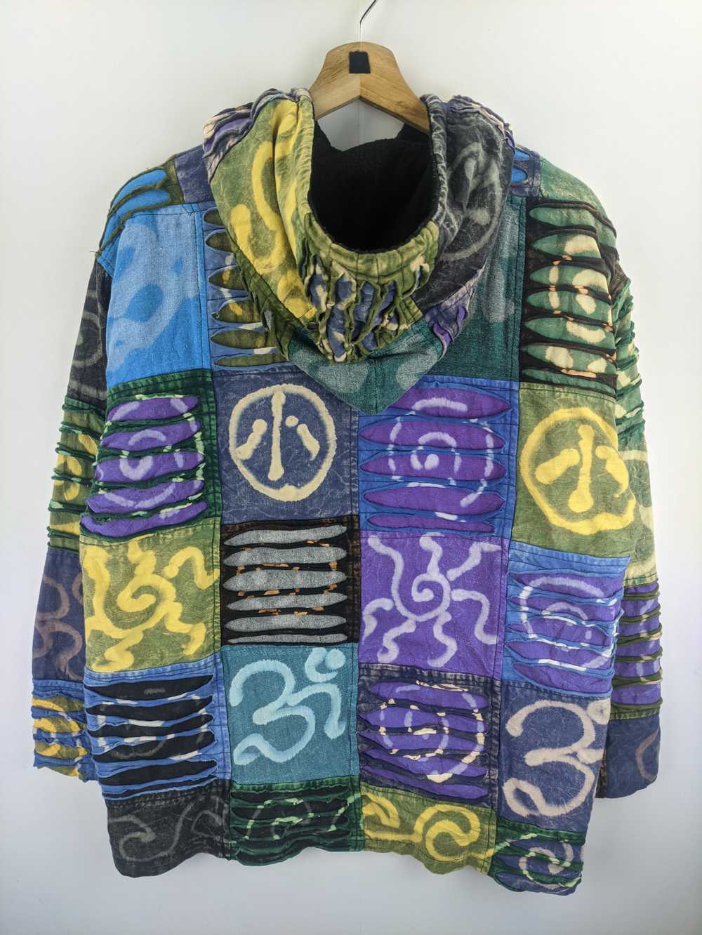 Steals🔥Vintage Jacket Patchwork Distressed Multi… - image 2