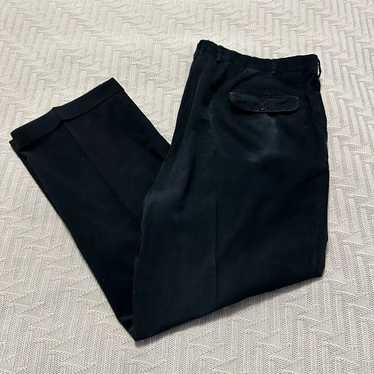 Sulka Sulka black corduroy pants size 42