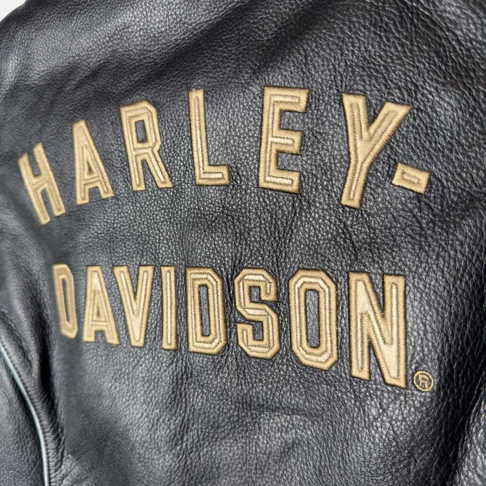 Harley Davidson Vintage HarleyDavidson Leather 10… - image 6